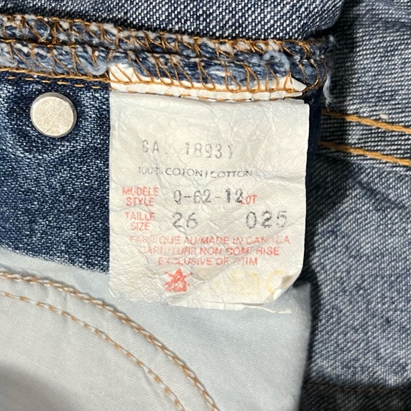 Vintage high waist straight leg blue jeans - Picture 5 of 5